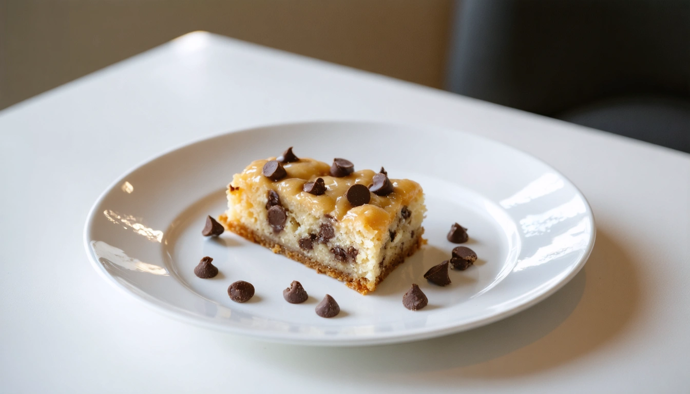 dolce con gocce di cioccolato